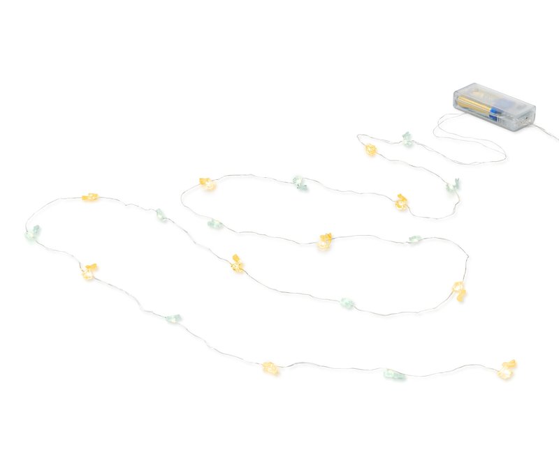 Tchibo - LED-Micro-Lichterkette mit Häschen - silber
