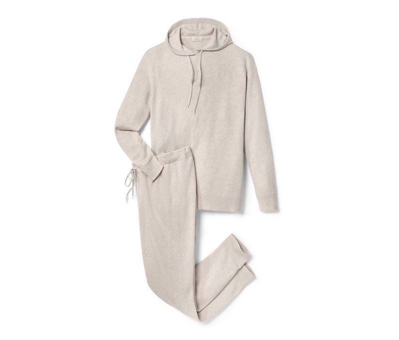 Tchibo - Umstands-Loungekombination - Damen - Gr. XS - hellbraun