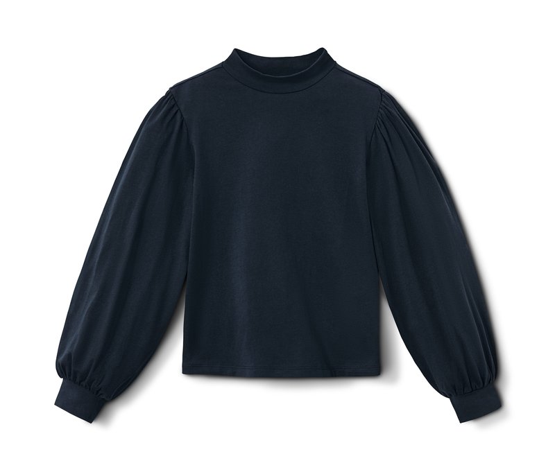 Tchibo - Langarmshirt - Mädchen - Gr. 146/152 - dunkelblau