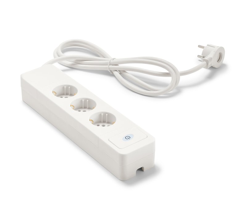 Tchibo - 3-fach-Steckdosenleiste mit Ein-/Ausschalter - weiß