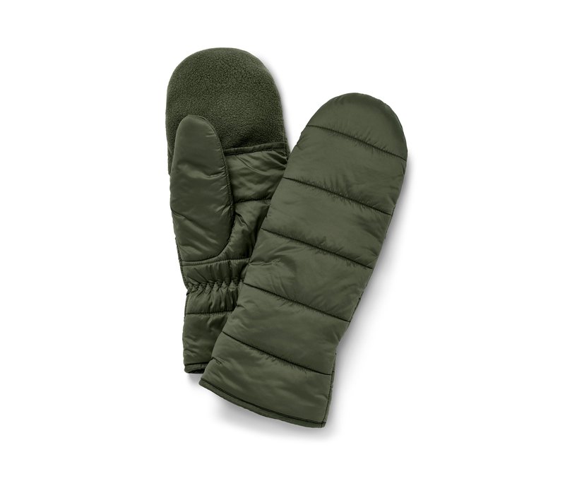 Tchibo - Stepp-Klappfäustlinge - Damen - Gr. 7,5 - grau