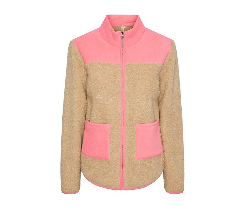 Tchibo - Teddy-Jacke - Damen - Gr. 44 - beige