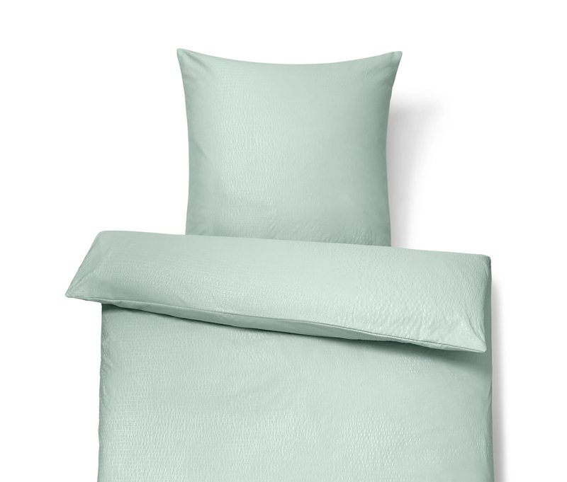 Tchibo - Seersucker-Bettwäsche - Mint