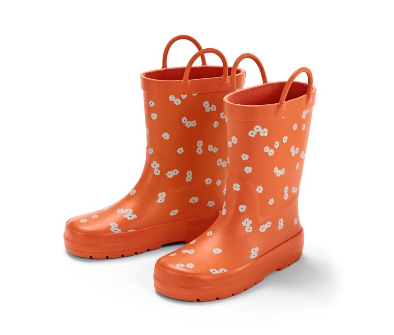 Tchibo - Gummistiefel - Herren - Gr. 26-27 - weiß/geblümt