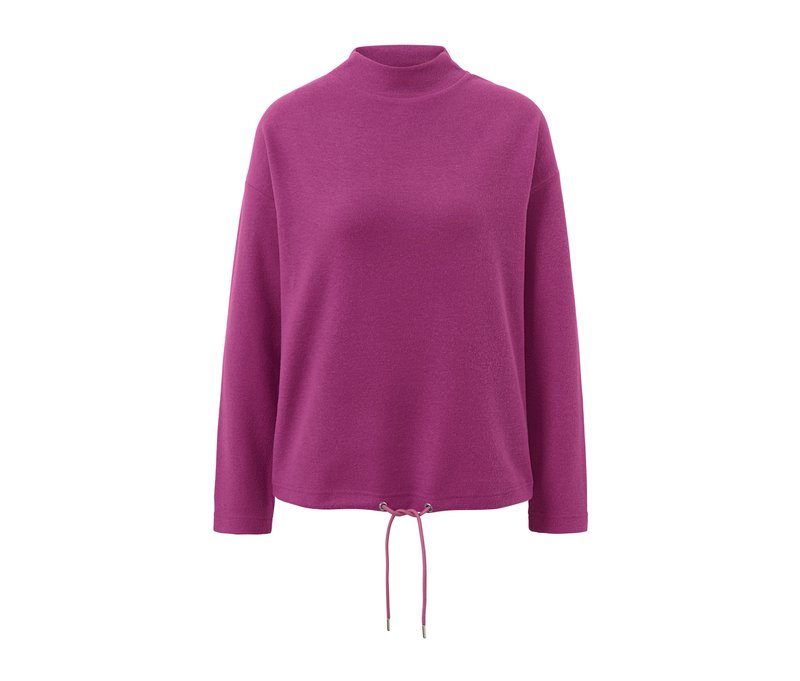 Tchibo - Sweatshirt mit Stehkragen - Damen - Gr. L - pink