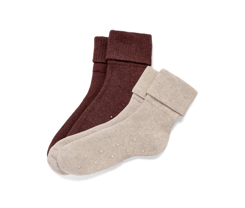 Tchibo - 2 Paar Stoppersocken - Damen - Gr. 35-38 - weiß