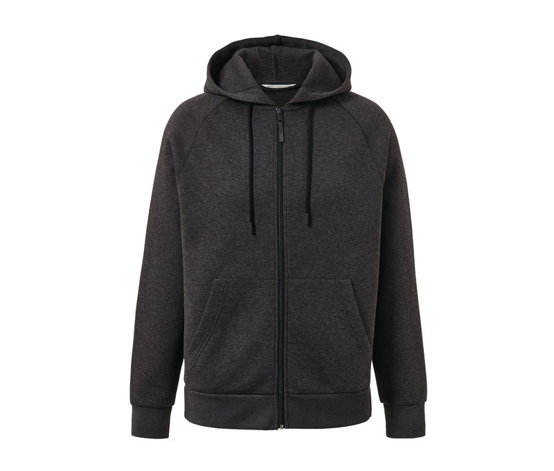 Tchibo - Funktions-Kapuzenjacke - Herren - Gr. M - dunkelgrau
