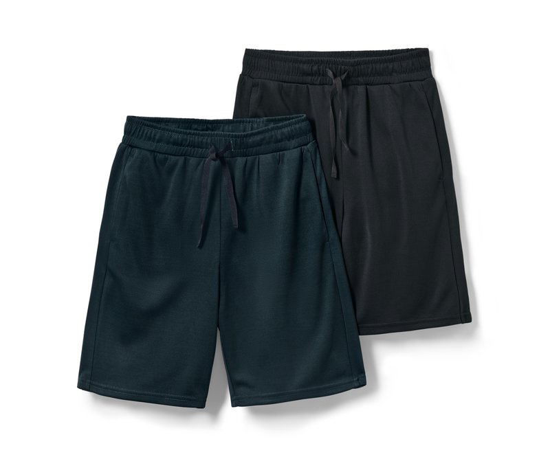 Tchibo - 2 Kinder-Sportshorts - Gr. 158/164 - dunkelblau
