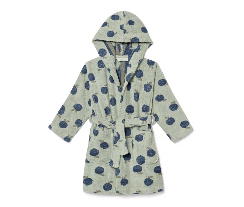 Tchibo - Kinder-Bademantel - Herren - Gr. 98/104 - mintgrün/print