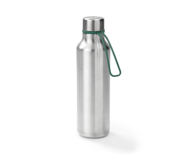 Tchibo - Edelstahl-Isolier-Trinkflasche - dunkelgrün