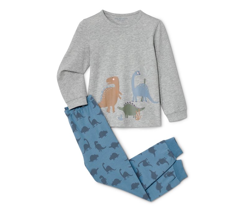 Tchibo - Kinder-Pyjama - Gr. 98/104 - blau