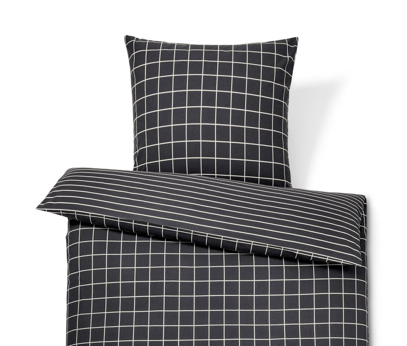 Tchibo - Biber-Bettwäsche - anthrazit