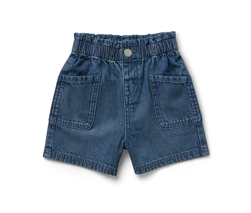 Tchibo - Kinder-Jeansshorts - Mädchen - Gr. 86/92 - blau