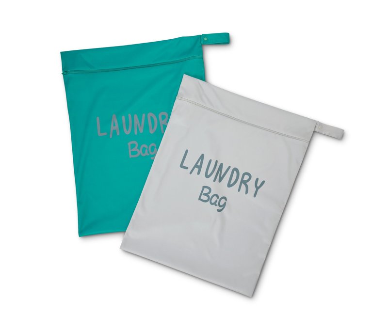 Tchibo - 2 Reise-Schmutzwäschebeutel - türkis