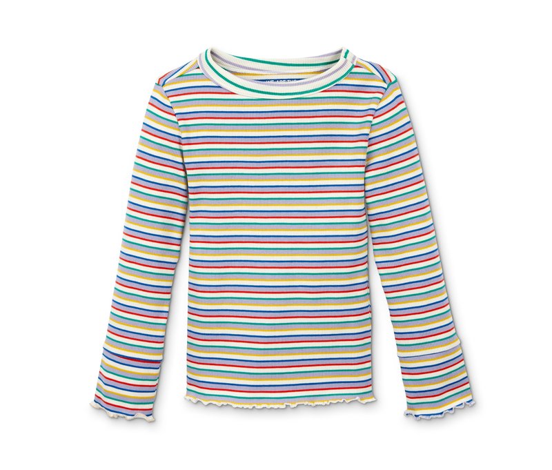 Tchibo - Rippshirt - Mädchen - Gr. 98/104 - mehrfarbig/gestreift