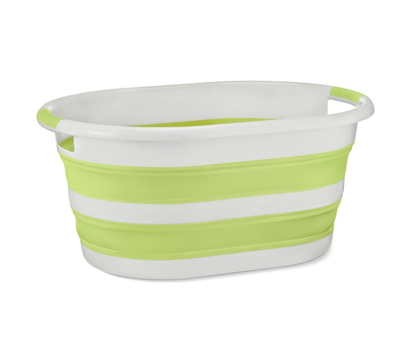 Tchibo - Faltbarer Wäschekorb - hellgrün