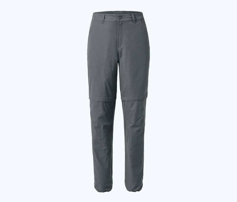 Tchibo - 2-in-1-Funktionshose - Damen - Gr. 38 - grau