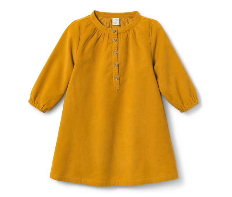 Tchibo - Cordkleid - Mädchen - Gr. 110/116 - gelb