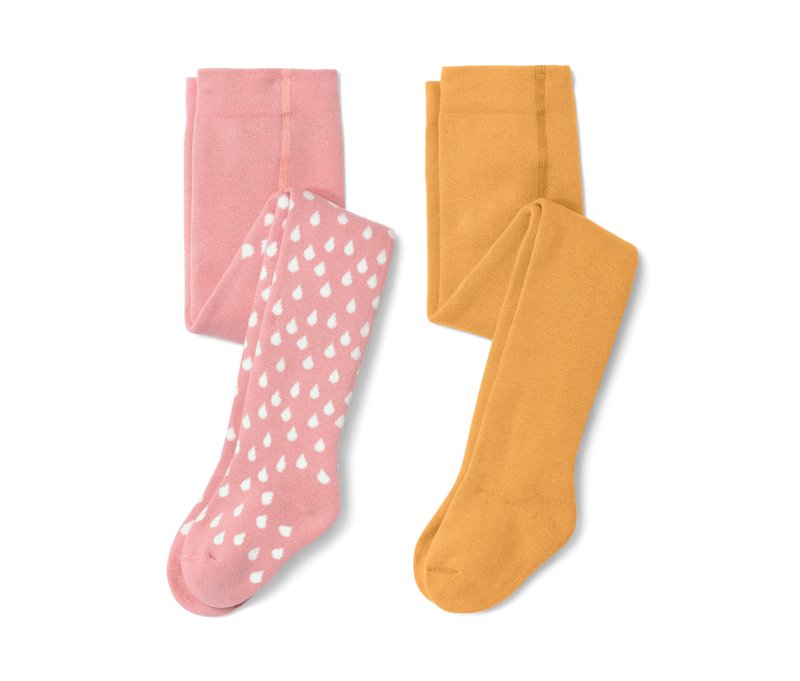 Tchibo - 2 Kleinkind-Thermostrumpfhosen - Mädchen - Gr. 98/104 - weiß