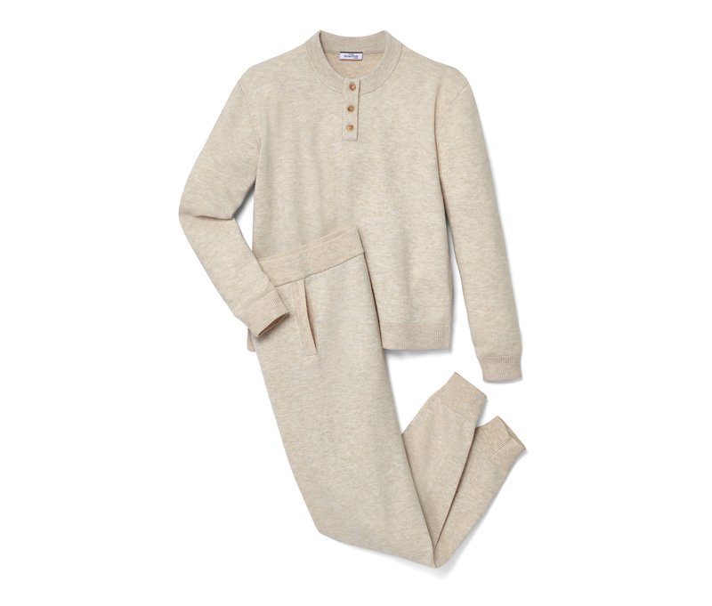 Tchibo - Feinstrick-Hausanzug - Damen - Gr. S - weiß