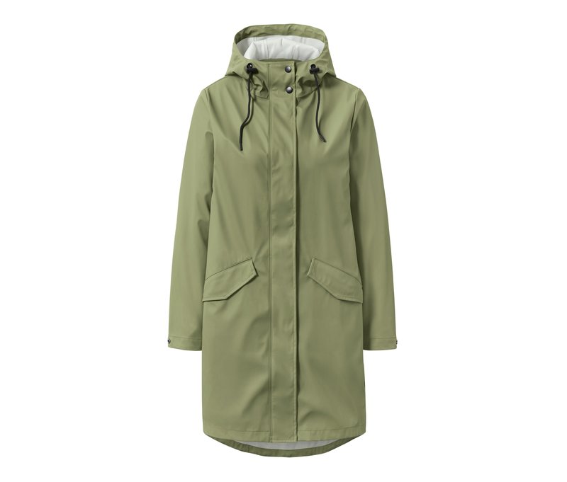 Tchibo - Regenparka »Friesennerz« - Damen - Gr. 38 - grün