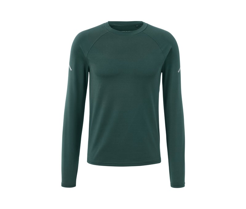 Tchibo - Langarm-Funktionsshirt - Herren - Gr. L - dunkelgrün