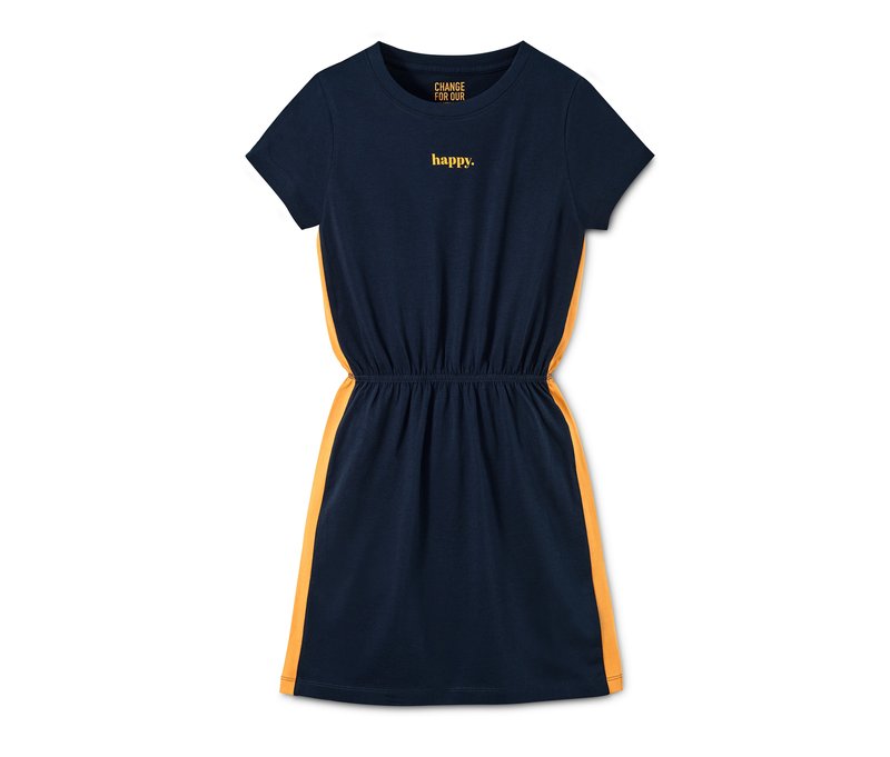 Tchibo - Jerseykleid - Mädchen - Gr. 146/152 - dunkelblau