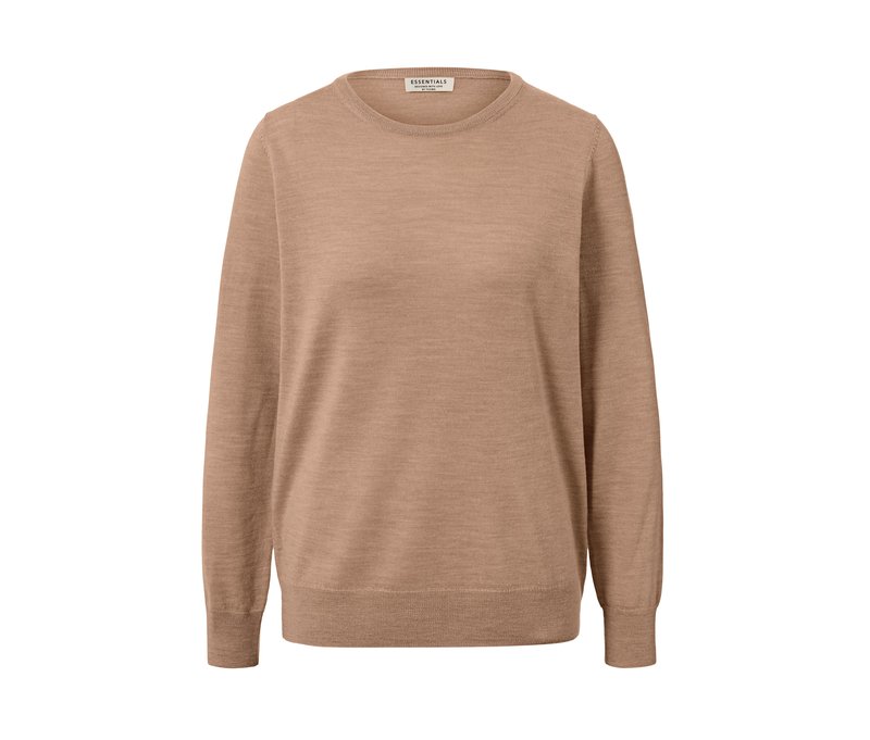 Tchibo - Pullover aus Merinowolle - Damen - Gr. XL - beige