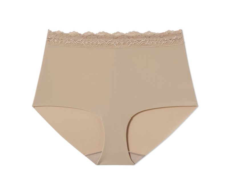 Tchibo - Highwaist-Panty - Damen - Gr. L - beige