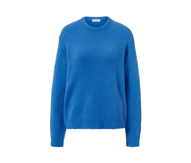 Tchibo - Grobstrickpullover mit Wolle - Damen - Gr. XL - blau