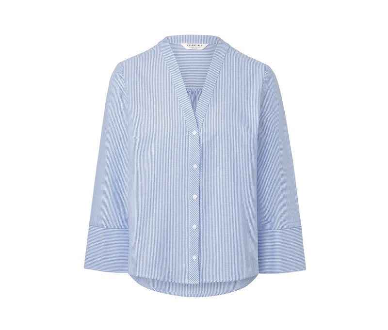 Tchibo - Gestreifte Bluse - Damen - Gr. 36 - hellblau/gestreift