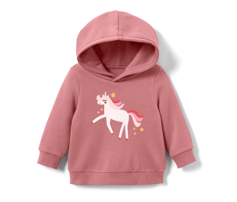 Tchibo - Kinder-Sweatshirt mit Wendepailletten - Mädchen - Gr. 122/128 - rosa