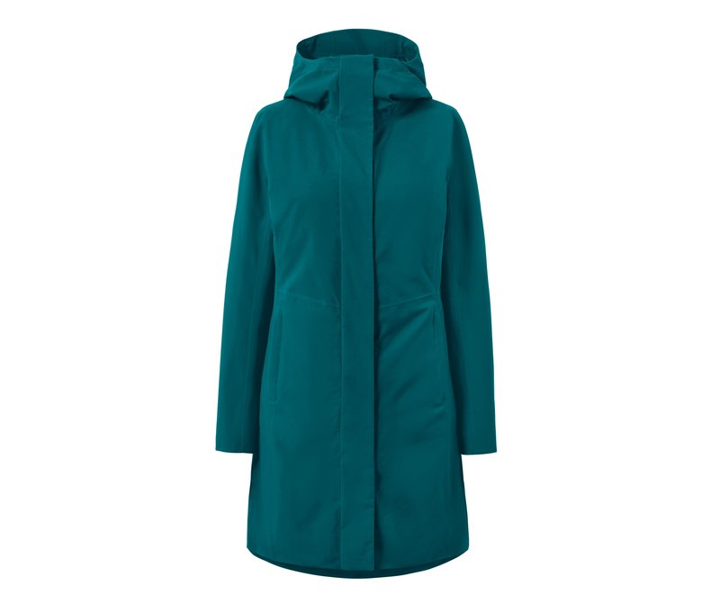 Tchibo - 3-in-1-Outdoormantel mit Weste - Damen - Gr. 40 - petrol