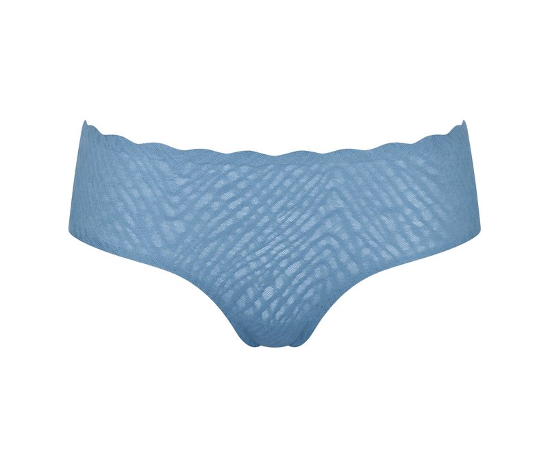 sloggi Zero Feel Bliss Hipster - Damen - Gr. S - blau/jacquard