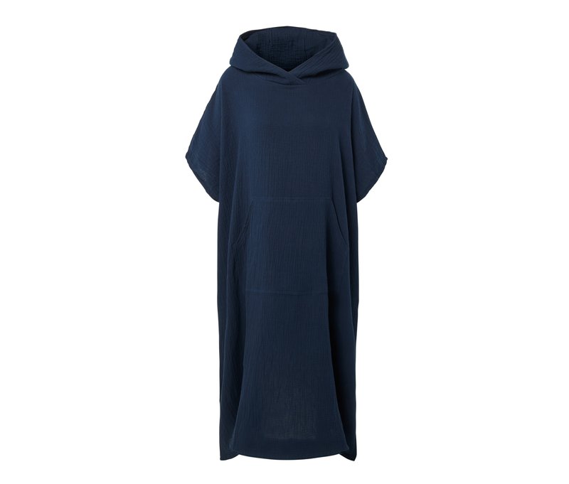 Tchibo - Musselin-Umzieh-Poncho - blau