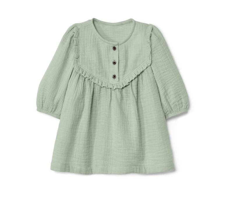 Tchibo - Kinder-Premium-Bluse - Mädchen - Gr. 122/128 - grün