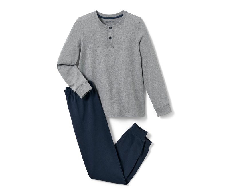 Tchibo - Kinder-Pyjama - Jungen - Gr. 146/152 - dunkelblau
