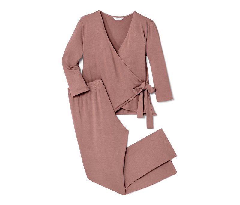 Tchibo - Loungewear-Hausanzug - Damen - Gr. XL - rosa