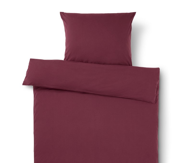 Tchibo - Jersey-Bettwäsche - bordeaux