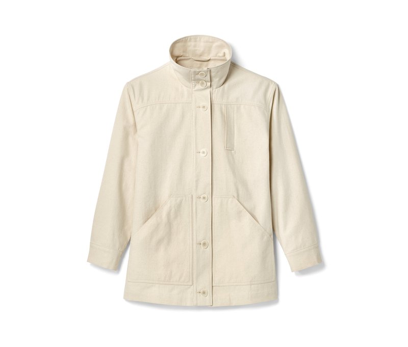 Nah/Studio Parka - ungefärbte Baumwolle - Gr. 44 - ungefärbt