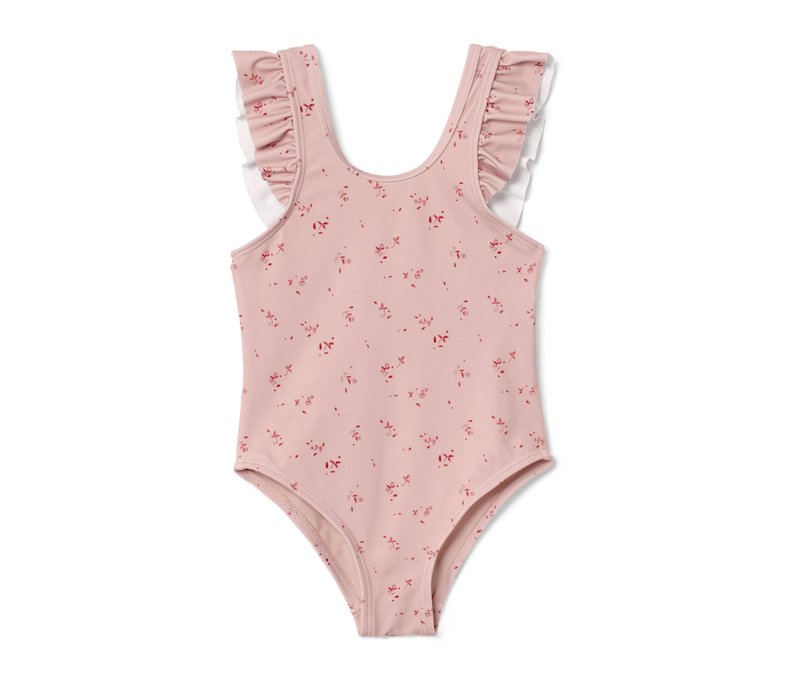 Tchibo - Kleinkind-Badeanzug - Mädchen - Gr. 110/116 - rosa