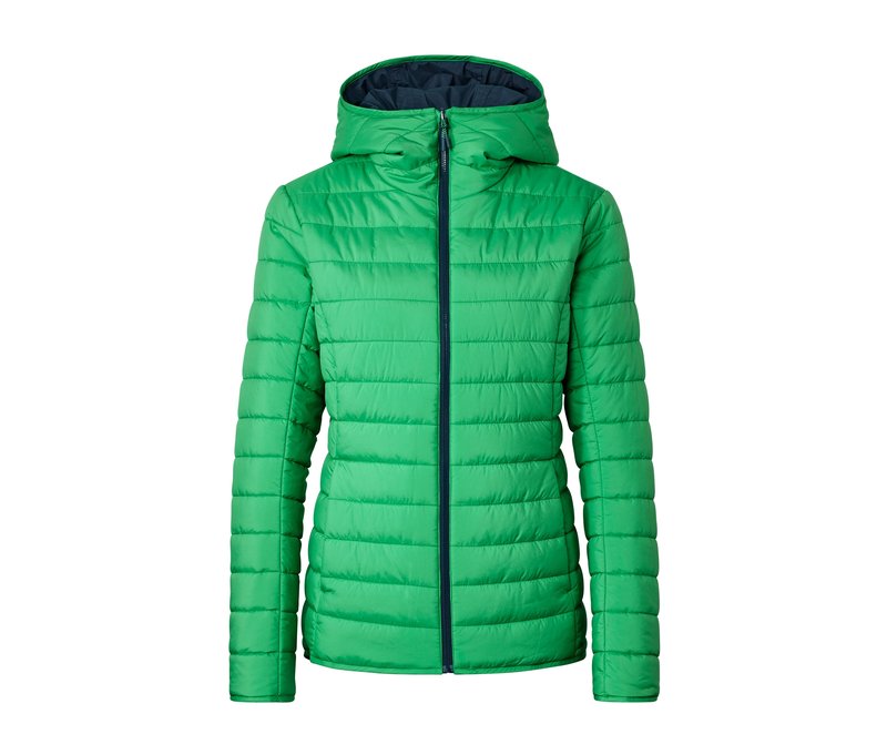 Tchibo - Wasserdichte Wende-Steppjacke - Damen - Gr. M - grün