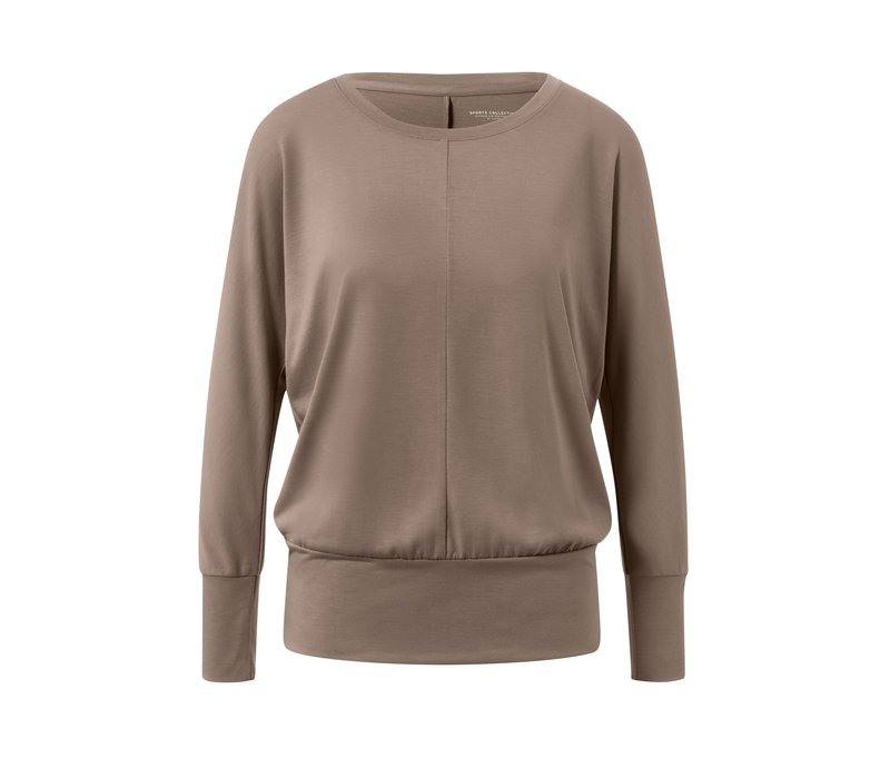 Tchibo - Sport-und-Yogashirt - Damen - Gr. M - taupe