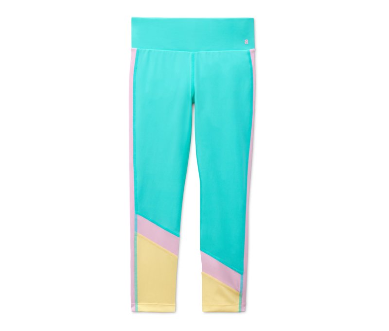 Tchibo - Highwaist-Sporttight mit recyceltem Polyester - Mädchen - Gr. 158/164 - hellblau