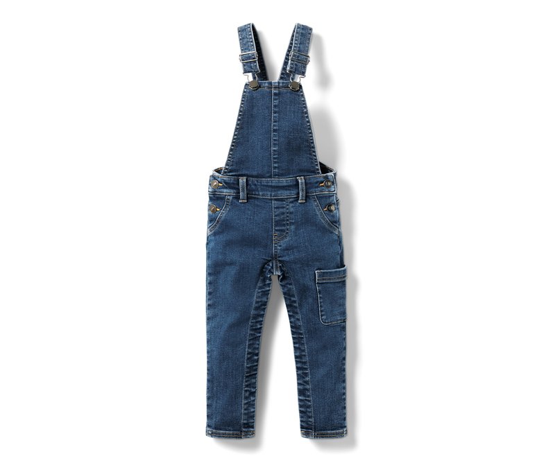 Tchibo - Kleinkind-Denim-Latzhose - Herren - Gr. 98/104 - dunkelblau