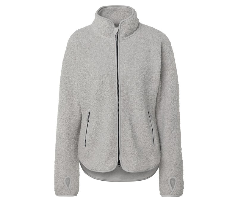 Tchibo - Teddyfleece-Jacke - Damen - Gr. XL - grau