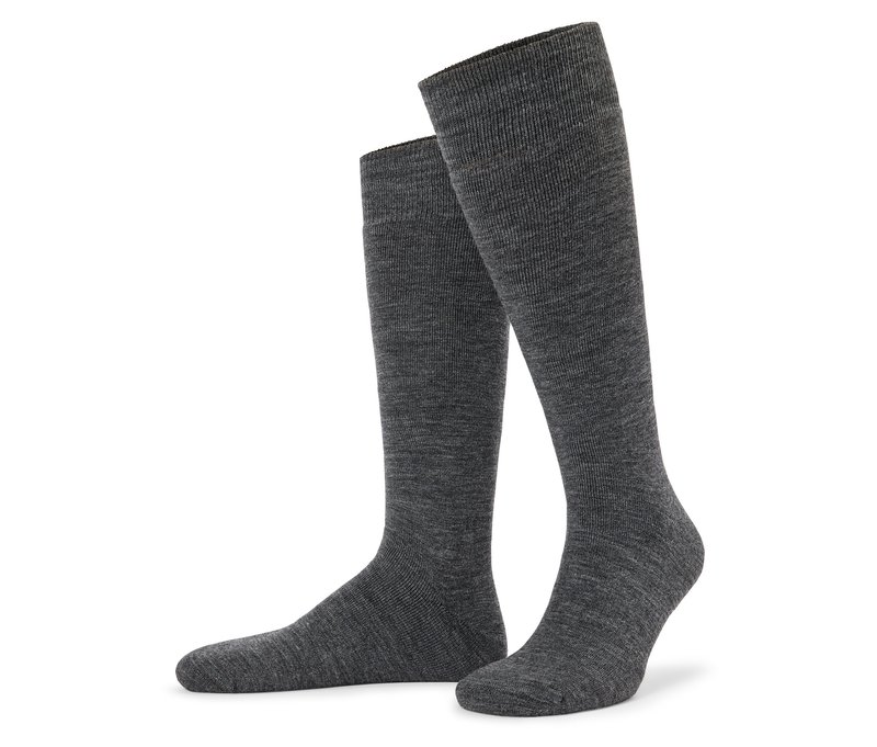 Tchibo - 1 Paar Thermo-Kniestrümpfe mit Merinowolle - Herren - Gr. 39-42 - anthrazit