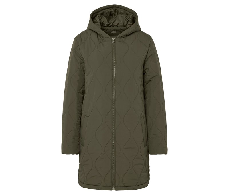 Tchibo - Steppmantel - Damen - Gr. S - khaki