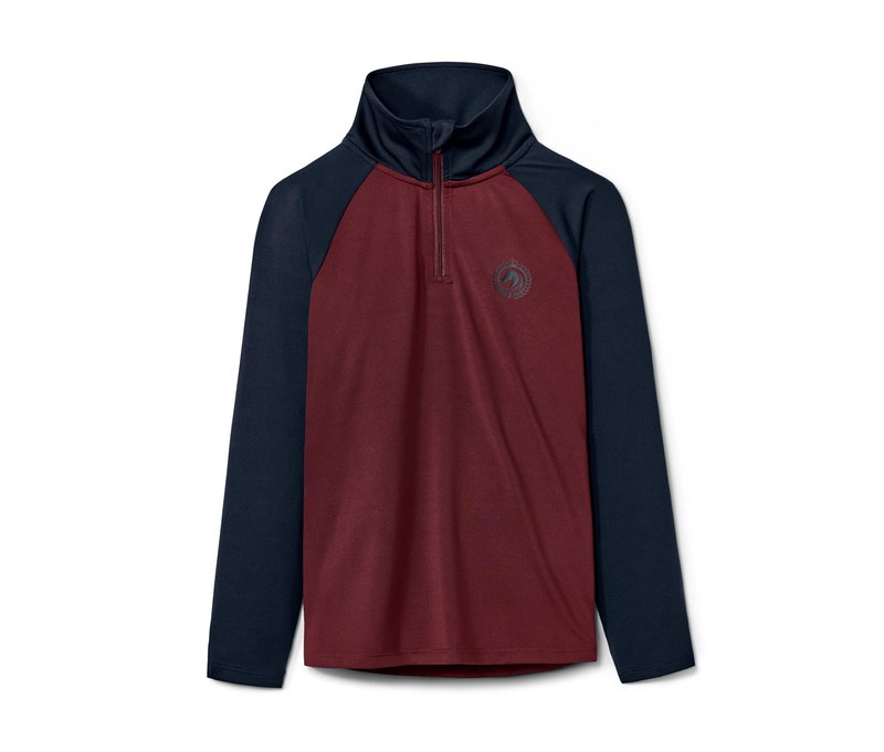 Tchibo - Kinder-Reit-Funktionsshirt - Mädchen - Gr. 134/140 - bordeaux