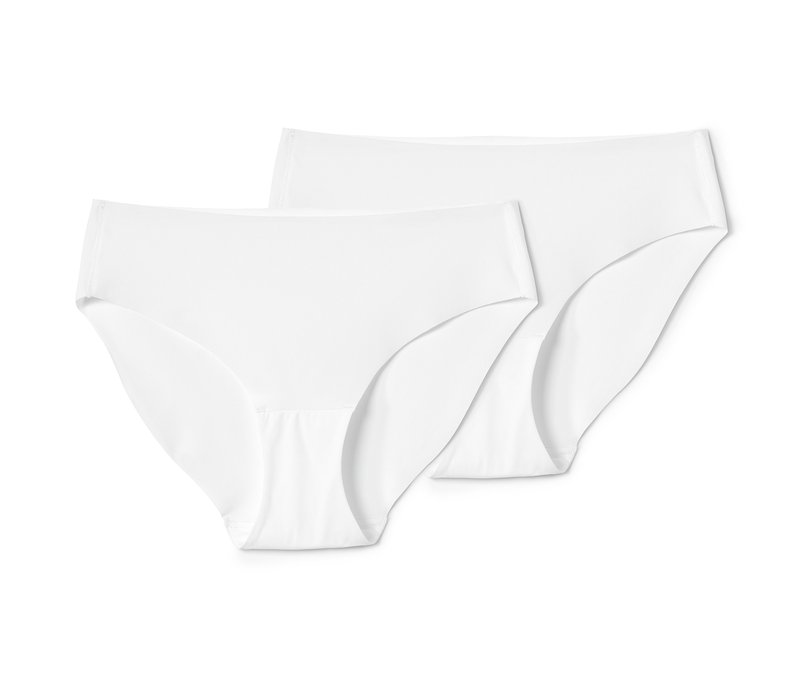 Tchibo - 2 Magic-Cut-Slips - Damen - Gr. L - weiß